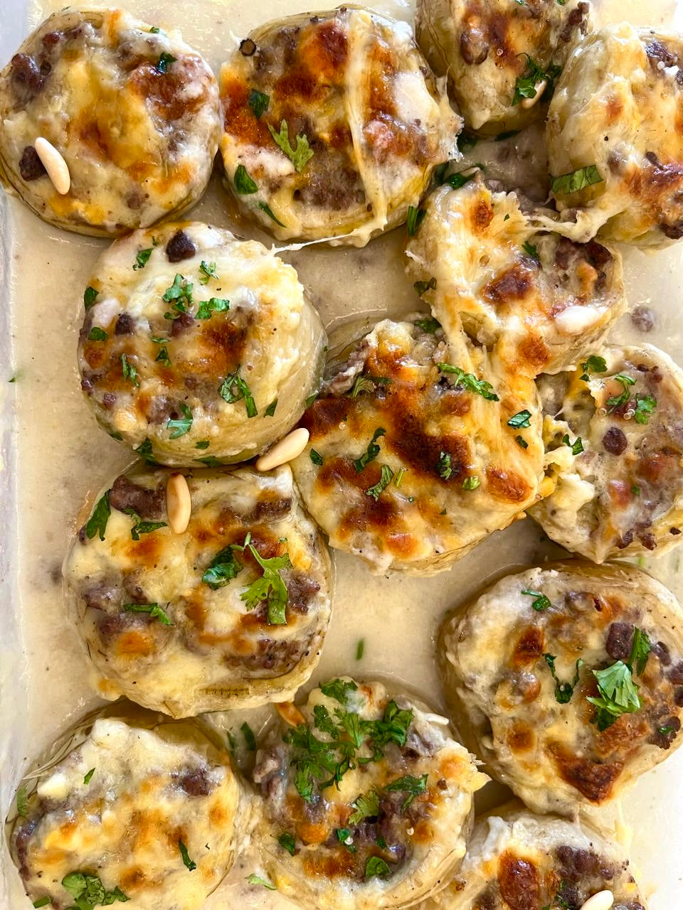 Stuffed Artichoke with Bechamel