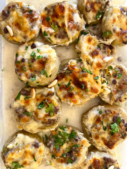 Stuffed Artichoke with Bechamel