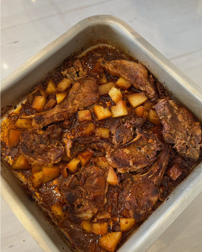 Veal Chops with Roasted Potatoes