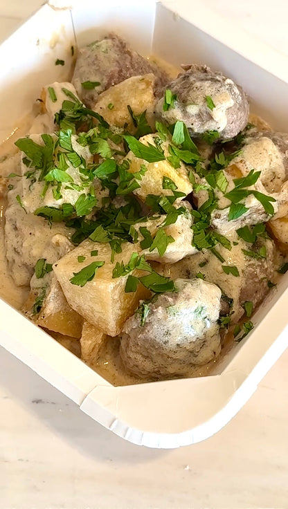 Tahini Kofta w/ Potatoes