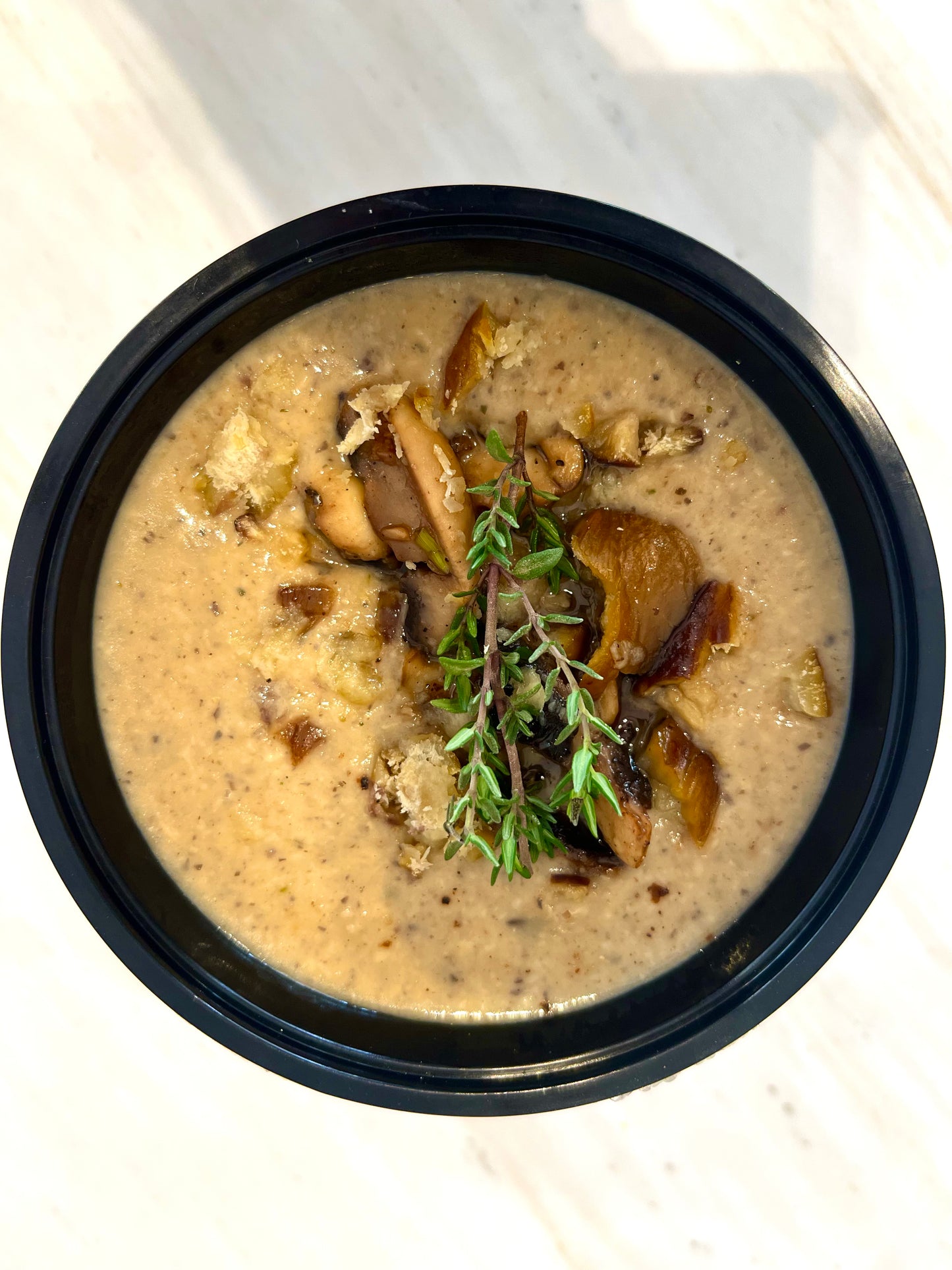 Chestnut and Mushroom Soup